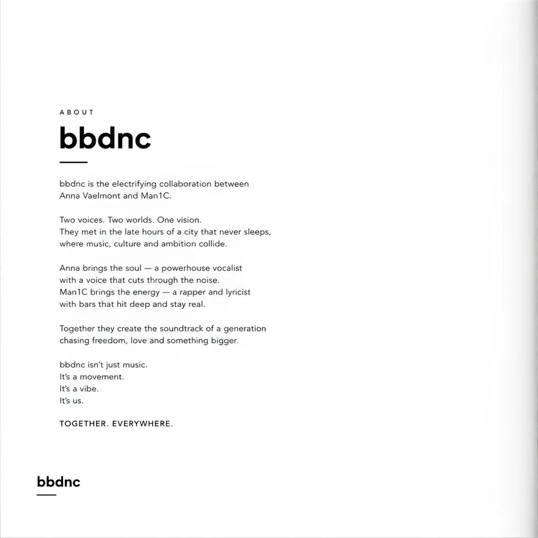 bbdnc – Novicio – Digital Lyric Book